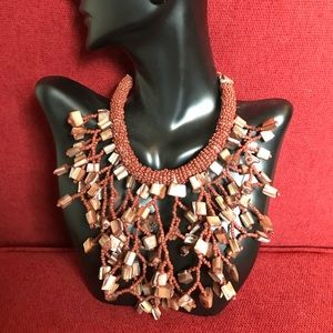 Unique Glass Stone Necklace